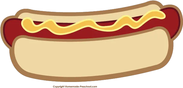  Download Hd Hot Dogs Clipart Simple Clip Art Freehot Dog Png Hotdog Transparent