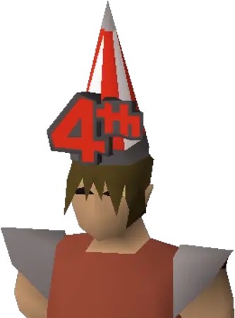  4th Birthday Hat Runescape Png Birthday Hats Png