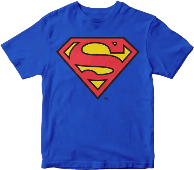  Playera Superman Logo Kids B2bnamjl017wb Superman Blue T Shirt Png Superman Logos