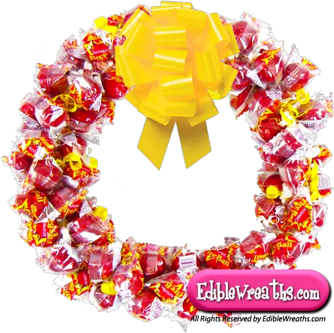  Candy Wreaths The Handmade Atomic Fireball Candy Wreath Or Craft Png Fireball Transparent