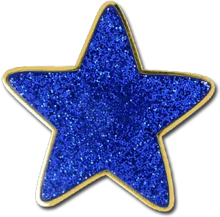  Glitter Star Badge Blue Glitter Star Png Glitter Star Png