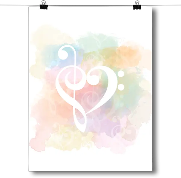  Treble Clef Heart Png Bass Clef Png