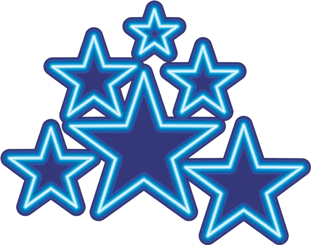  Blue Glow Glowing Star Stars Dallas Cowboys Png Glowing Star Png