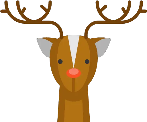  2 De 3 Flat Color Deer Icon Christmas Icons Design Crawl 2016 Png Deer Icon