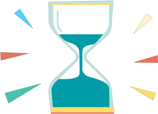  Fulfill The Promise Png Hourglass Icon Blue Red