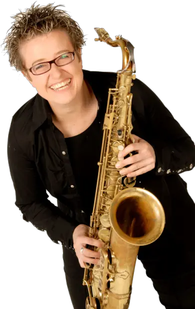  Female Saxophonist For Corporate Events Baritone Saxophone Png Saxophone Transparent