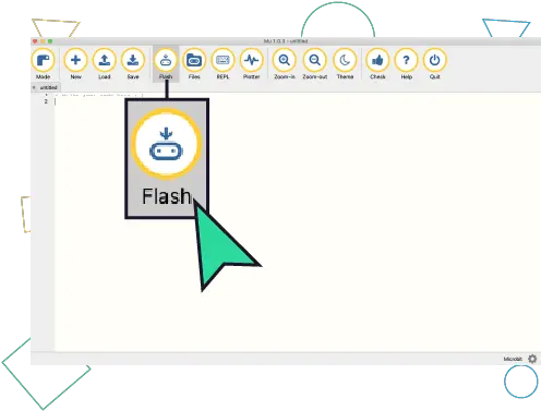  Getting Started With Micropython And The Mu Editor Gigglebot Dot Png Flash Folder Icon Download