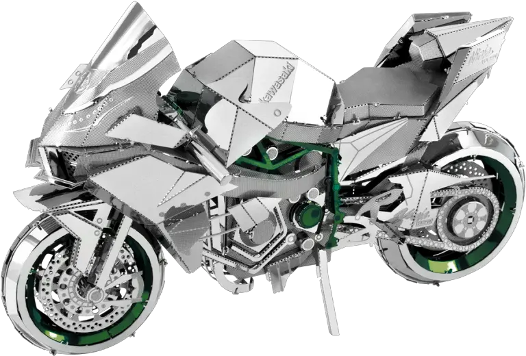  Moto Kawasaki Ninja H2r Premium Series Metal Earth Metal Earth Kawasaki Ninja Png Roc Icon Q Gt