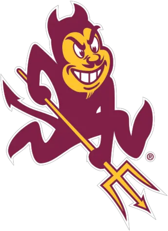  Arizona State Sparky Logo Panel For Stealth Recliner Asu Sun Devils Png Overwatch Character Logos