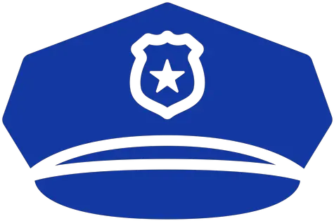  Police Hat Graphics To Download Solid Png Police Hat Icon