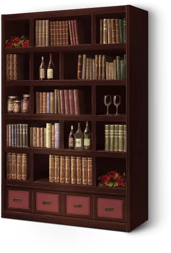  Png Hd Transparent Bookshelf Hdpng Bookcase Bookshelf Png