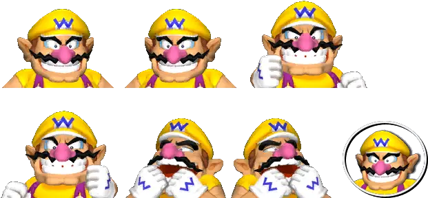  Gamecube Mario Party 7 Wario Icons Solo Mode Menu The Mario Party 7 Gamecube Mario Png Wario Png