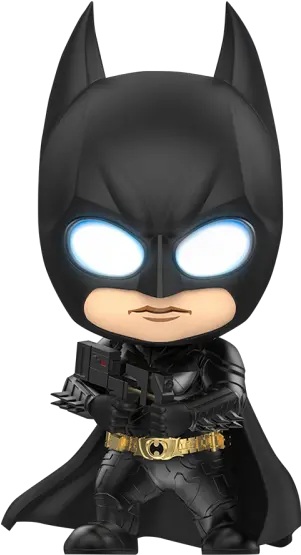  Batman With Sticky Bomb Gun Cosbaby By Hot Toys Hot Toys Cosbaby Png Batman Mask Transparent