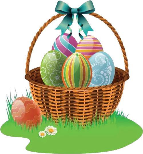  Easter Basket Png Transparent Image