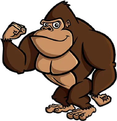  Gorilla Animal Clipart Gorilla Cartoon Transparent Background Png Gorilla Transparent