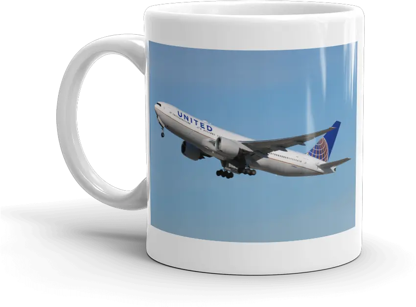  Download United Boeing 777 Coffee Mug United Airlines Png Mug United Airlines Png