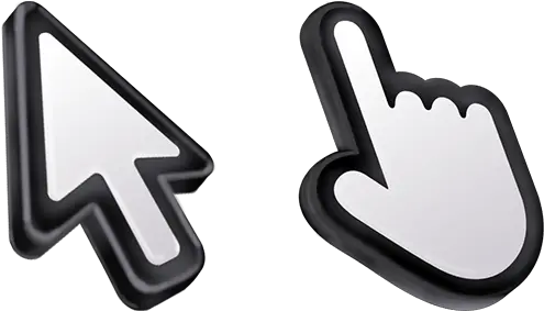  3d Black Stroke Mac Cursor Sweezy Custom Cursors Custom Cursor Png Custom Mouse Icon