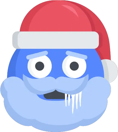  Christmas Cold Emoji Freezing Santa Freezing Cold Emoji Png Cold Png