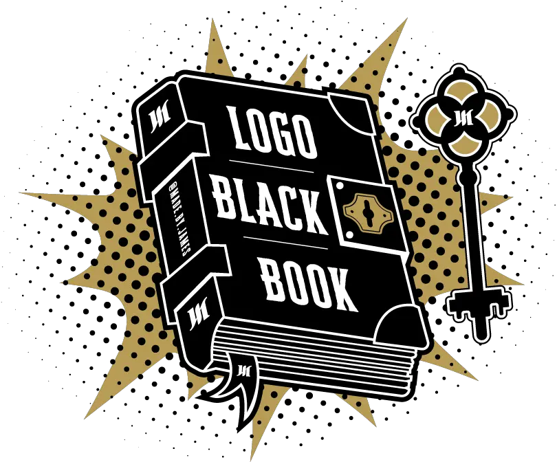  The Logo Designers Black Book Made By James Hombre Solo Su Cara Png Book Logo Png