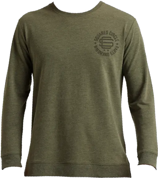  Sqc Fighting Club Sweatshirt Green Long Sleeve Png Fight Club Icon