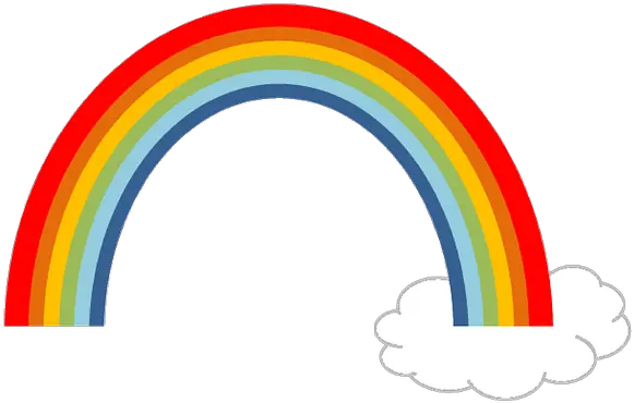  Rainbow Cloud Sky Free Image On Pixabay Rainbow Clipart Transparent Png Rainbow Cloud Png