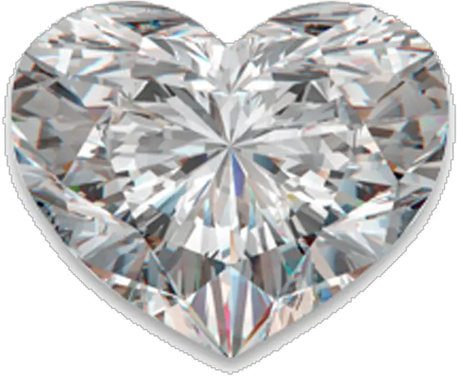  Heart Cut Loose Diamond Heart In All Colour Png Diamond Heart Png