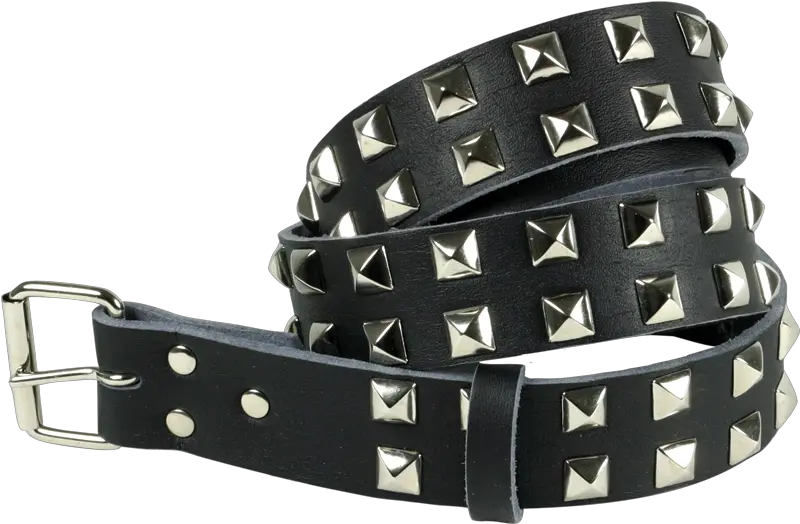  Studded Belt With Pyramid Studs Studded Belt Transparent Png Gucci Belt Png