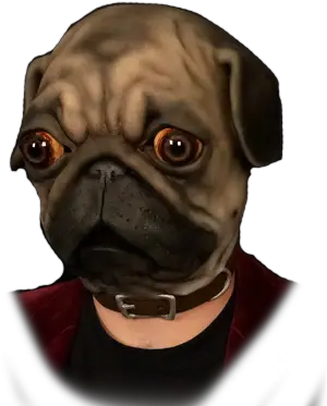 Pug Silicone Half Mask Pug Silicone Mask Png Pug Transparent