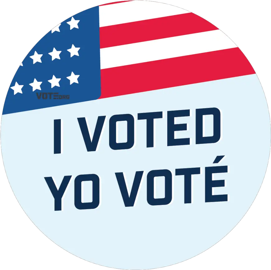  Download I Voted Stickers Yo Vote Png Image With No Flag Of The United States Vote Png