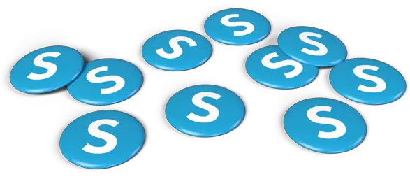  Disc S Style Buttons Disc Profile Dot Png Green Skype Icon