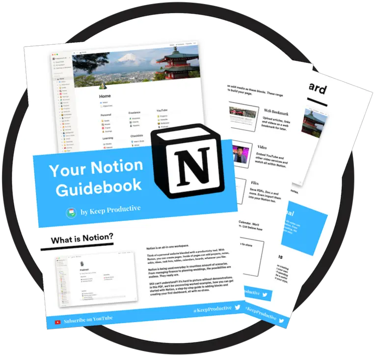  Download Our Notion Beginneru0027s Guide Free Pdf U2014 Keep Vertical Png Pdf Png