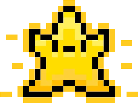  Download Hd Power Star Pixel Super Mario Star Transparent Mario Star Pixel Png Mario Star Png