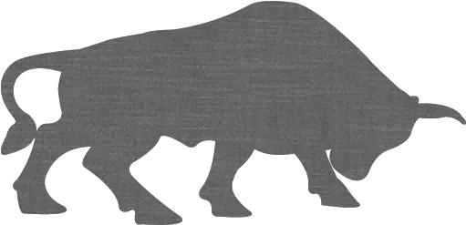  Grey Wall Bull 2 Icon Transparent Black Bull Icon Png Bull Bear Icon