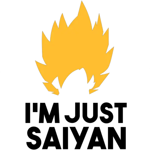  Saiyan Logo Logodix Im Just Saiyan Png Dragon Ball Logo