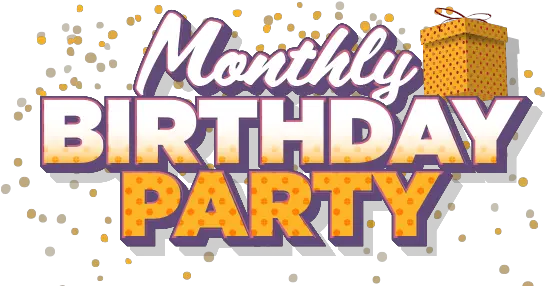  Monthly Birthday Party Kentucky Downs Monthly Birthday Party Clipart Png Birthday Party Png