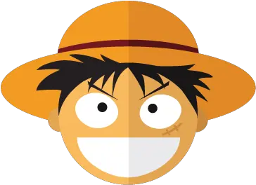  One Piece Flat Design On Behance Cartoon Png One Piece Logo