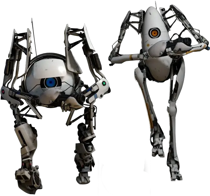  Portal 2 Robots Portal 2 Coop Bots Png Portal 2 Logo Png