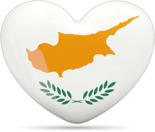  Heart Icon Illustration Of Flag Cyprus Png Transparent