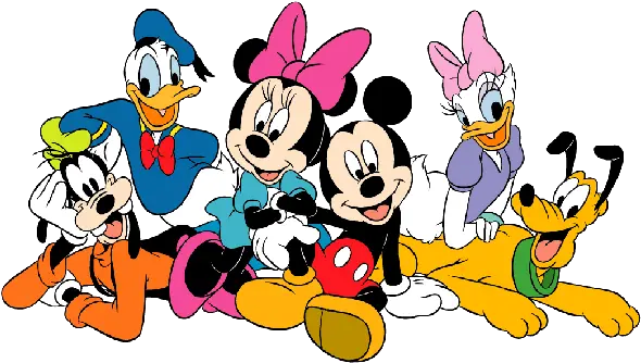  14 Free Mickey Clipart Fri Mickey Minnie Donald Daisy Goofy Pluto Png Friends Clipart Png