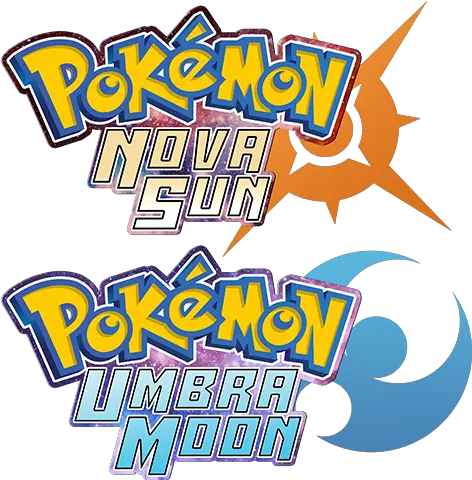  Pokémon Nova Sun U0026 Umbra Moon For U2013 Dio Ventou0027s Pokemon Sun Logo Png Pokemon Ultra Sun Logo