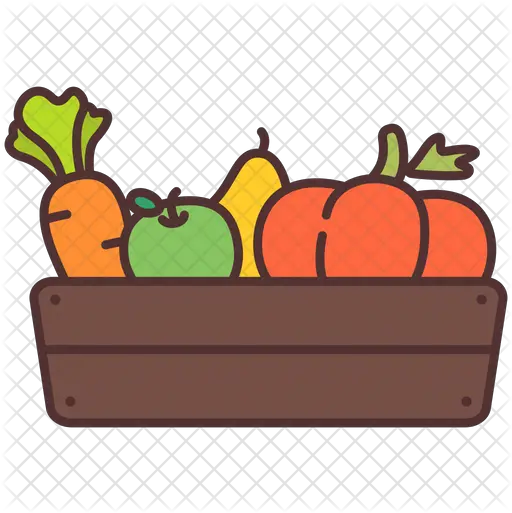  Vegetable Bucket Icon Clip Art Png Veggie Png