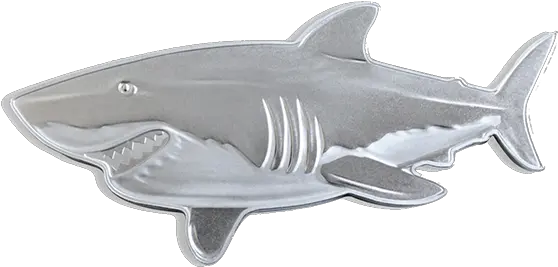  1 Oz Great White Shark Coingl Png Great White Shark Png