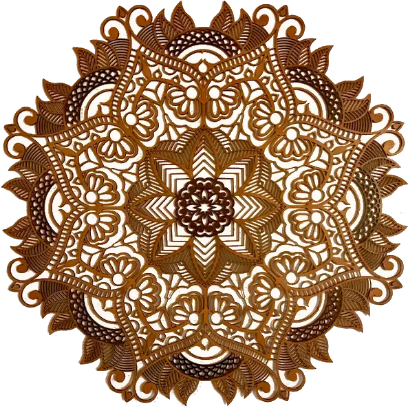  Peace And Harmony Mandala Decorative Png Zen Circle Png