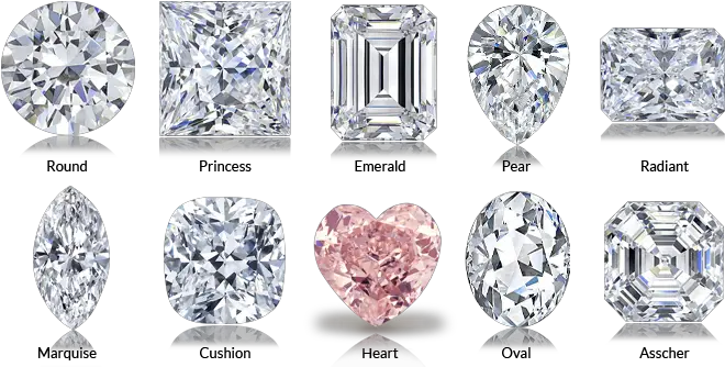  Diamond Shapes Various Shape Of Diamond Png Diamond Shape Png