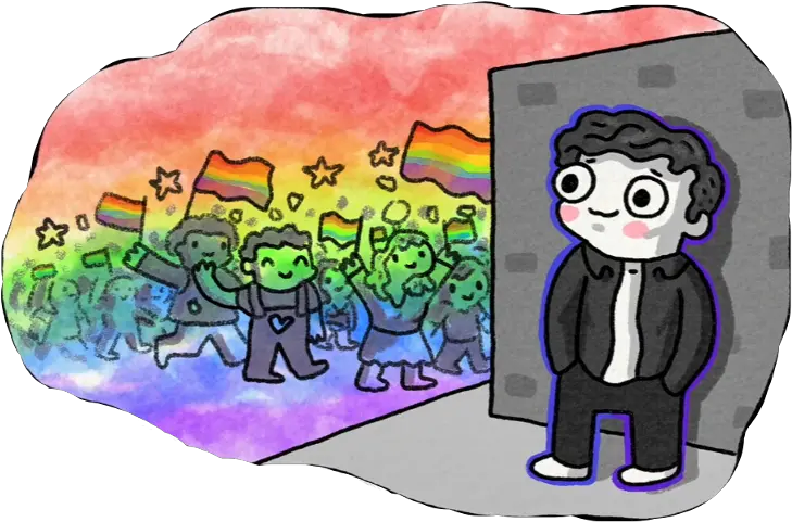  Dan Howell Transparent Cartoon Dan Howell Pride Png Dan Howell Png