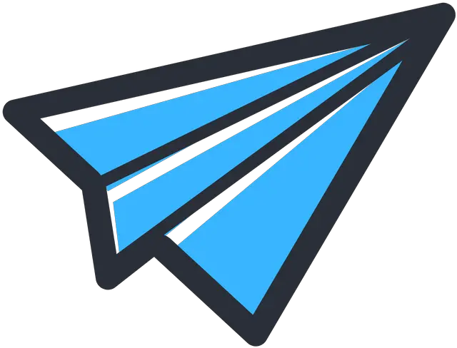  Download Paperplane Png Triangle Full Size Png Image Clip Art Paper Plane Png