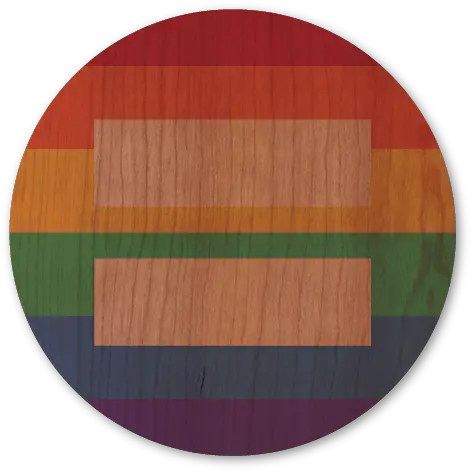  Rainbow Equal Sign Wood Png Equal Sign Transparent