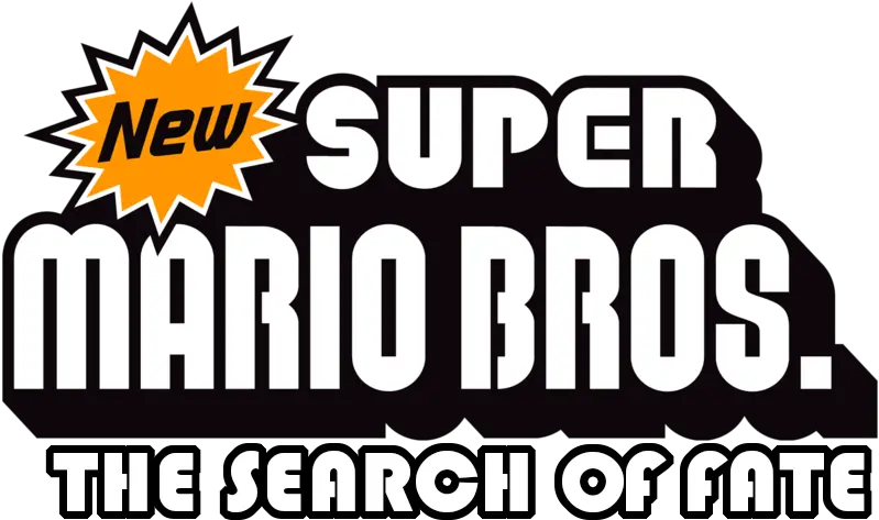  New Super Mario Bros The Search Of Fate Fantendo Horizontal Png Super Mario Party Logo