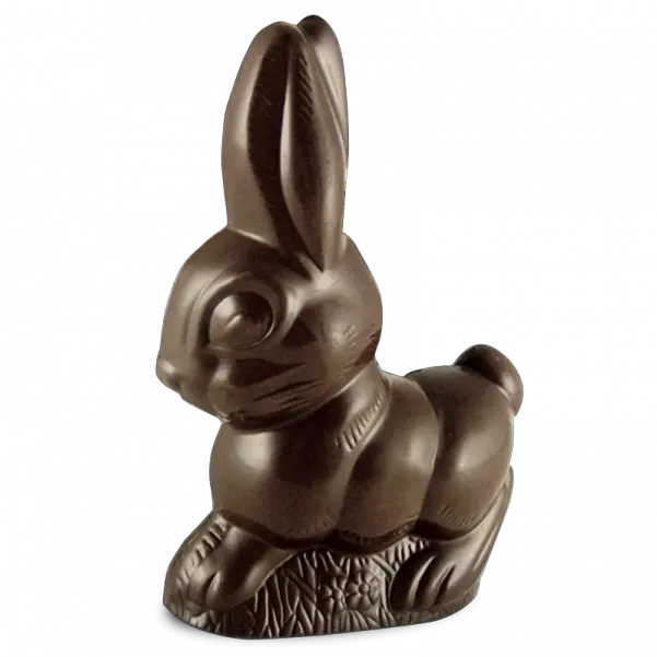  Chocolate Bunnies Figurine Png Chocolate Bunny Png