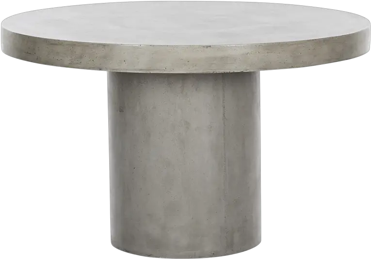  Hd Buttercup Regent Concrete Dining Table 48 Grey Table Png Round Table Png